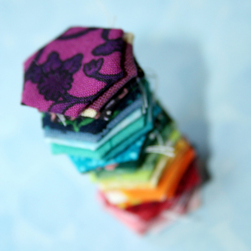 Hex upright stack