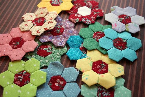 Hex flowers